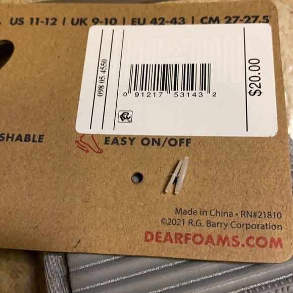 3/$20. XL Men’s Dluxe by Dearfoams - Picture 8 of 10